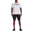 Under Armour Vent Casual Trainings Rundhals Locker Atmungsaktiv Leicht Kurzarm T-Shirt Herren Oberteile Weiß 1365216-100