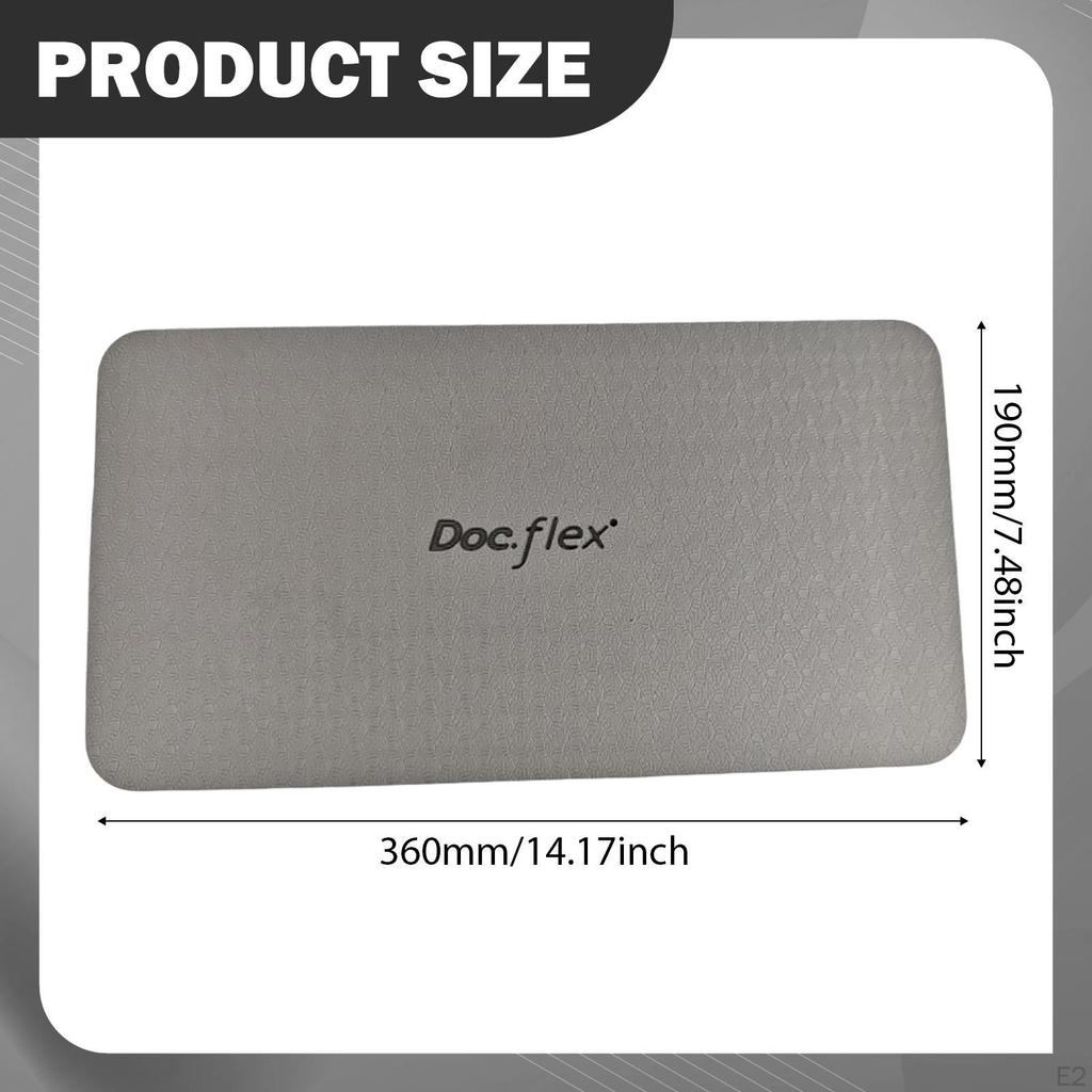 2 stycken Pilatesmattor Knäskydd Mångsidiga Tillbehör Halkfria Träning för Träningspass