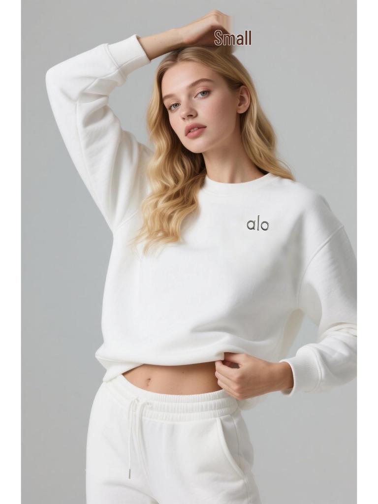 Unisex American Style 3D Reflective Logo Casual Sweatshirt