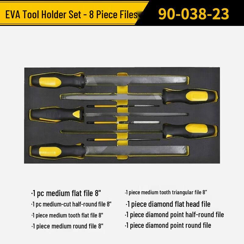 Stanley 8-Piece Diamond File Set