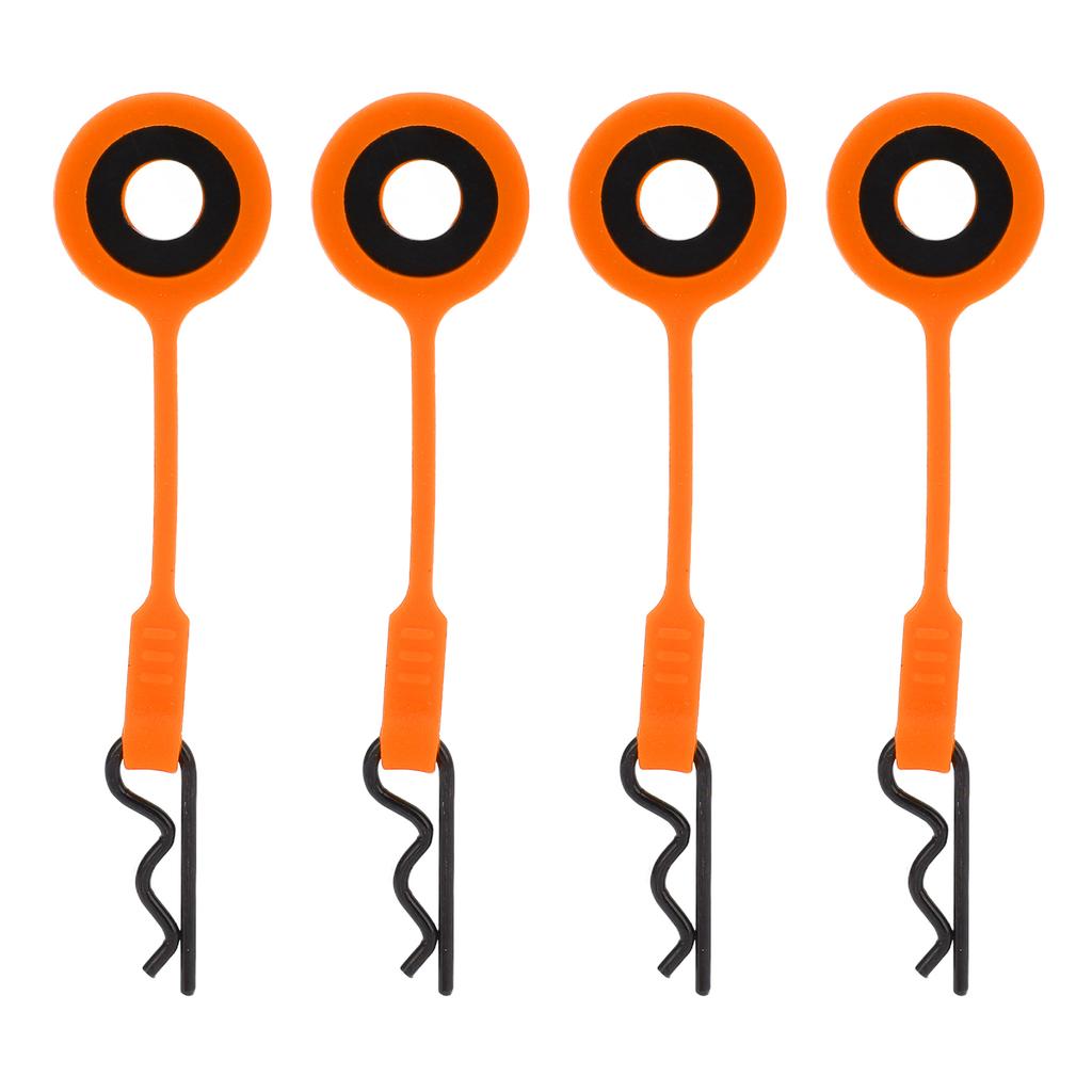 4PCS RC klipy na karoserii RC automobilu, pevné klipy, držák, silikonový kov, univerzální pro 110