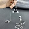 Silicone Bluetooth Wireless Earbuds Lanyard for AirPods & Xiaomi - Anti-Lost Magnetic Strap for Running Sports.