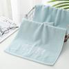 Embriodered Letters Face Towel Pure Cotton Soft Rectangle Towels Good Absorption Simple Creative Kids Adults for Home Bathroom