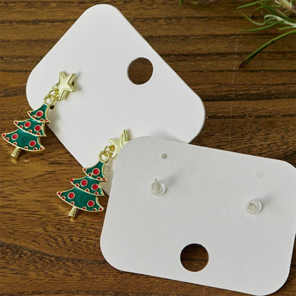 2 pcs Christmas Elk Cute Christmas Earrings Christmas Tree Santa Claus Earrings Jewelry