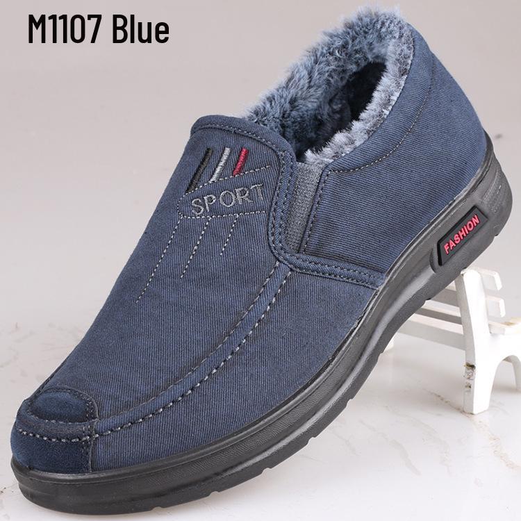 

Мужские дышащие парусиновые слипоны из денима - Нескользящие, повседневные весенне-осенние туфли для пап среднего и пожилого возраста. 43