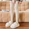Knee Socks Children Autumn And Winter Thickened High Tube Wool Warm Knee Socks Solid Color Versatile High Waist Non-Slip Stockings