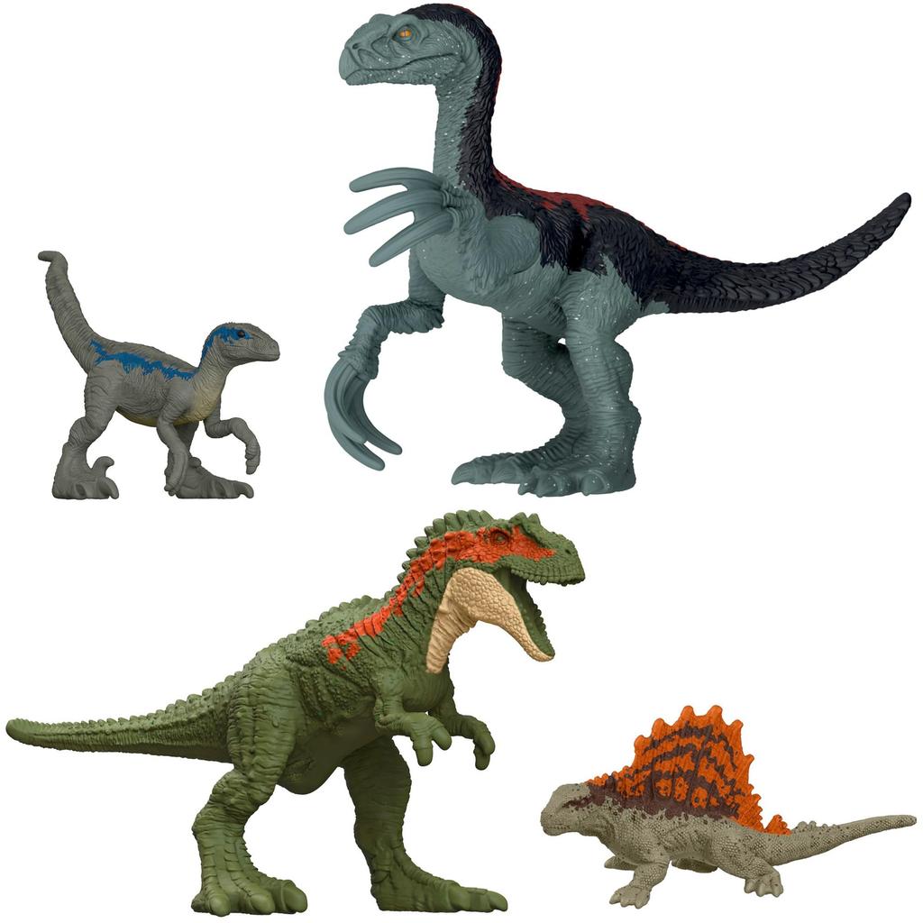 Mattel JURASSIC WORLD Mini Figure Box Assortment 2023 3rd Edition Years Old and [Blind Pack] [Dinosaur Toy] [3 Up] 986F-GWP38