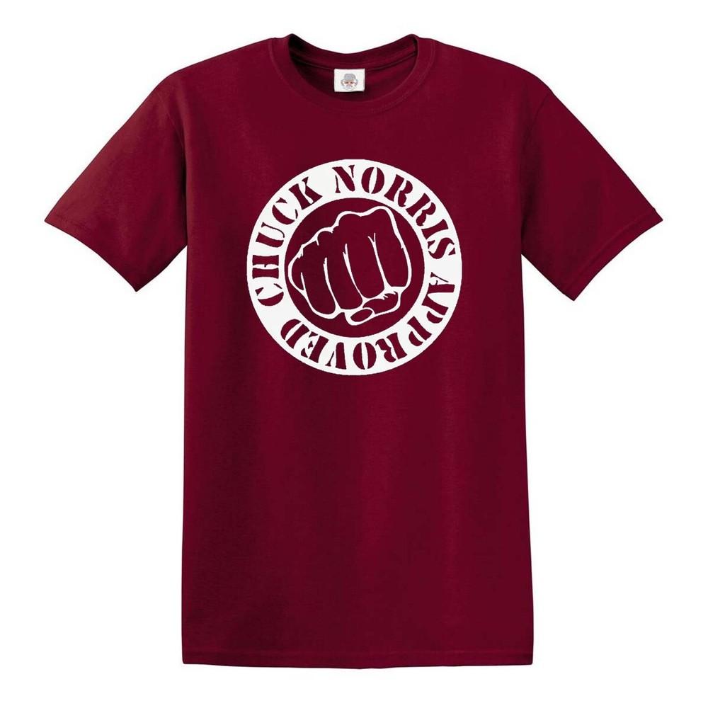 Chuck Norris Approved Tshirt Unisex Funny Martial Arts Mma Retro Design Tee Top