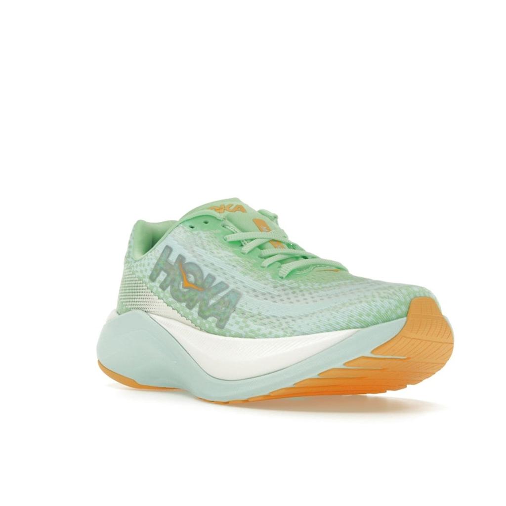 HOKA  Mach X Lime Glow Women Sneakers Blue Sunlit-Ocean 1141451-LGSO