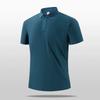 Business Polo Shirt, Golf Quick Drying Shirt, Stand Up Collar, Fashionable Running, Casual Men's High-end Design Top