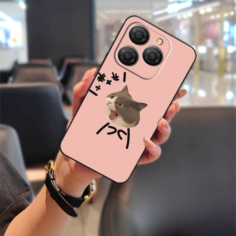 Graffiti Couple Phone Case For Blackview Shark9 5G Anti-dust Protective Cute Fashion Design Full wrap TPU Dirt-resistant
