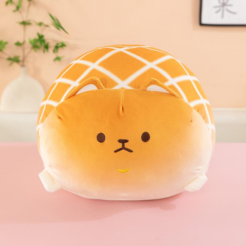 Cartoon Pineapple Dog Plush Pillow Soft Toy For Kids And Girls