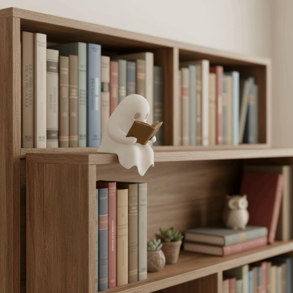 Low-energy-consumption Ghost Reading Night Light Energy-efficient Desk Ghost Figure Bookshelf
