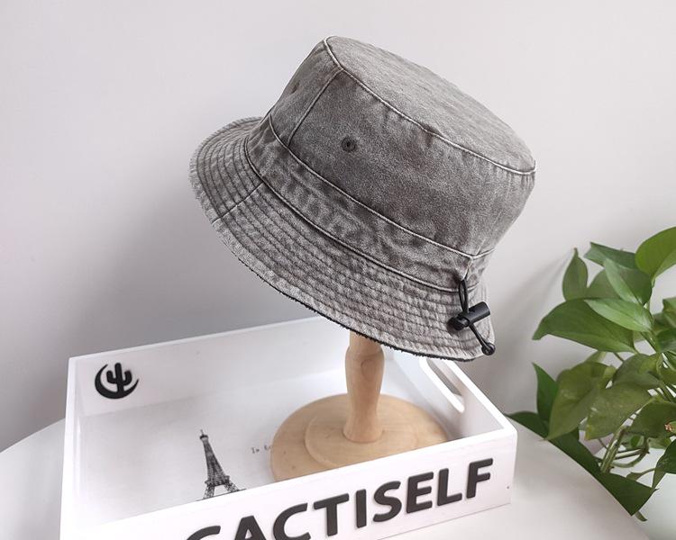 XXL Καπέλο Ψαρά με Επένδυση Fleece και Φθαρμένο Look για Γυναίκες & Άνδρες - Φθινόπωρο/Χειμώνας, Πολύ Μεγάλο για Στρογγυλά Πρόσωπα