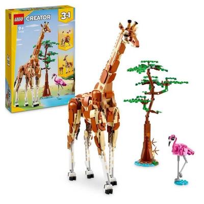 LEGO® 31150 Creator 3in1 Safari Wildlife Toy with Giraffe, Gazelles and Lion Animal Figures