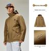 Camel Men's Waterproof Hooded Outdoor Workwear Jacket M15CW01051