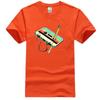 80s Cassette Tape Pencil 1980s Retro Vintage Throwback Music TShirt Men Clothing Vintage T Shirt Camisetas