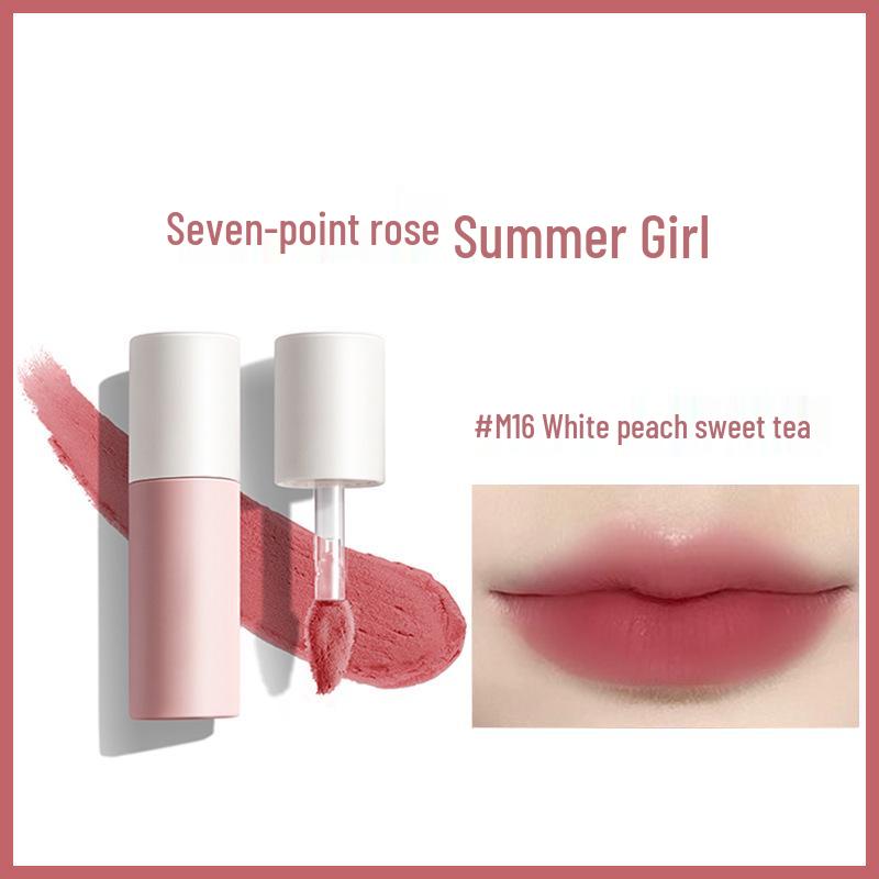 AK Lip Mud: Matte Non-Fading Lip Gloss & Lipstick - Smooth, Non-Stick, Invisible Lip Lines, Perfect for Students & Dates