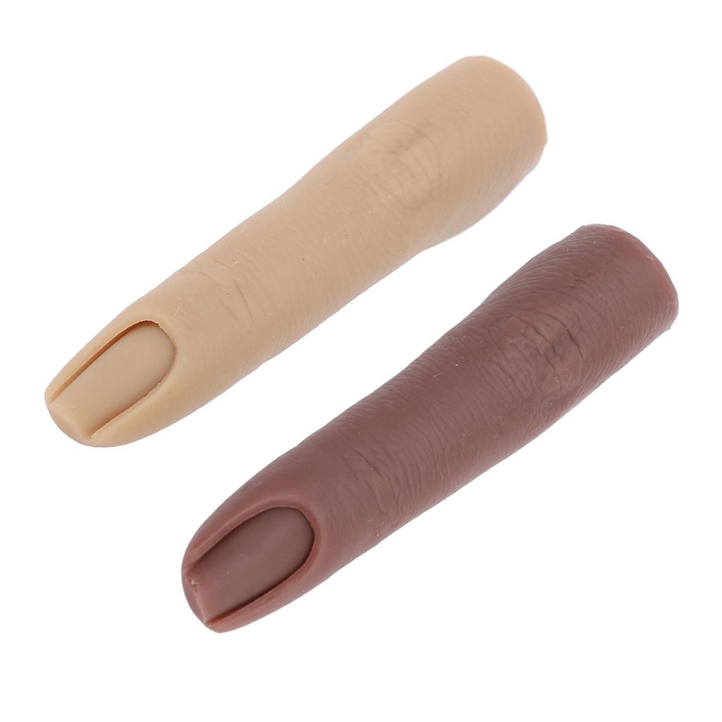 Silicone Practice Finger Soft Nail Training Model Bendable Flexible Mannequin with Joint