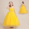 Girls Princess Tulle Dress Bowknot Party Gown Kids 4-12 Yrs Flower Girl Wedding