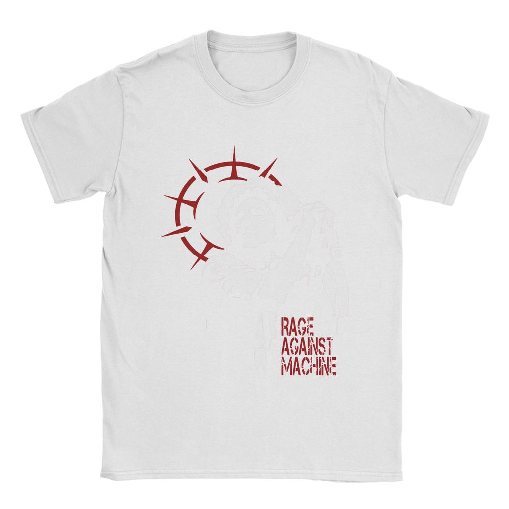 Vtipné tričko Rage Against The Machine pro muže, kulatý límec, 100% bavlna, krátký rukáv, tričko s potiskem, plus size oblečení