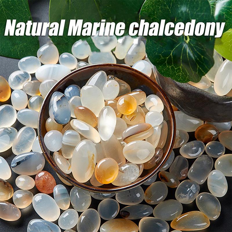 Colorful Mixed Agate Stone Tumbled Stones Pebble Fish Tank Decoration Vase Filler Landscape Home Decor