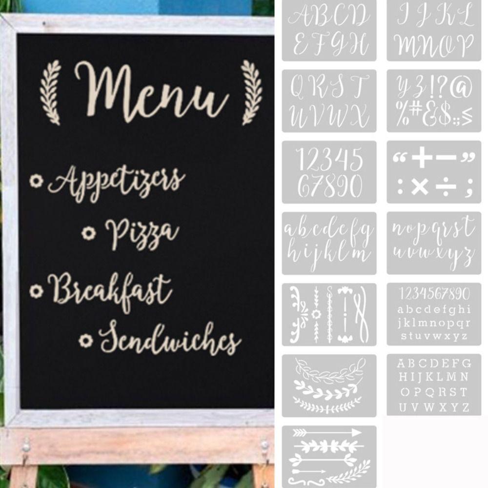 

45PCS Wall Painting Painting Template Embossing Stencils Scratch Coloring Template DIY