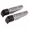 Pair of Rear Foot Pegs Aluminum Alloy Pedals Fit for MT‑10 MT‑09 MT‑07 Tracer900 FZ6