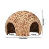 Kaninchen Tunnel Sicher Kaninchen Gras Haus Natürliches Rohrkolben Versteck Handgemachtes Rohrkolben Haus für Chinchilla Meerschweinchen Kaninchen