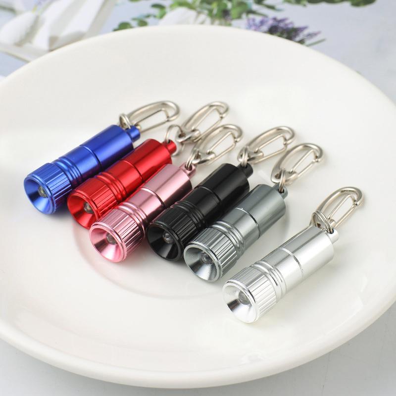 Tragbare Mini-LED-Taschenlampe Schlüsselanhänger Multifunktionale Taschenlampe Mini-Schlüsselring Outdoor-Wander-Camping-Taschenlampe