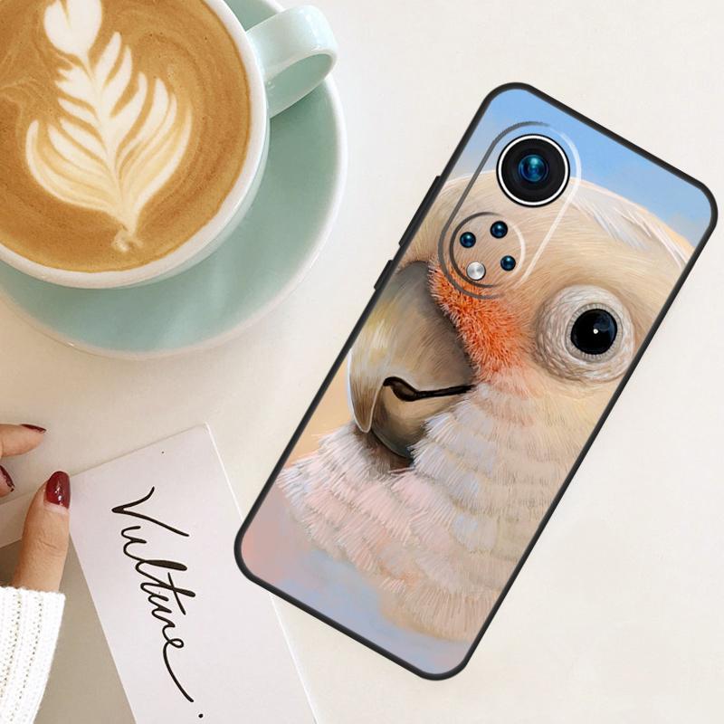 Animal Parrot Bird For Honor Magic 8 Pro 7 6 5 Lite Case For Honor 400 200 50 70 90 X8c X9a X9b X9c X9d Win RT