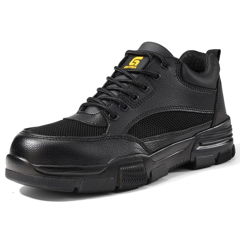 Men's Labor Insurance Shoes, Anti-smashing and Anti-piercing, Fashionable and Comfortable, New Wear-resistant Safety Shoes, Protective Work Shoes