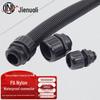 JNL N42614 PA66 Nylon Waterproof Corrugated Pipe Connector