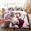 Okami-san and Her Seven Companions Bedding Set Cartoon Anime Set Adult Kid Bedroom Duvet Cover Sets 3D Print Kawaii Anime741