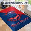 Custom Text Printed Rug Bolton Wanderers FC Non Slip Floor Carpet For Home Room Decor