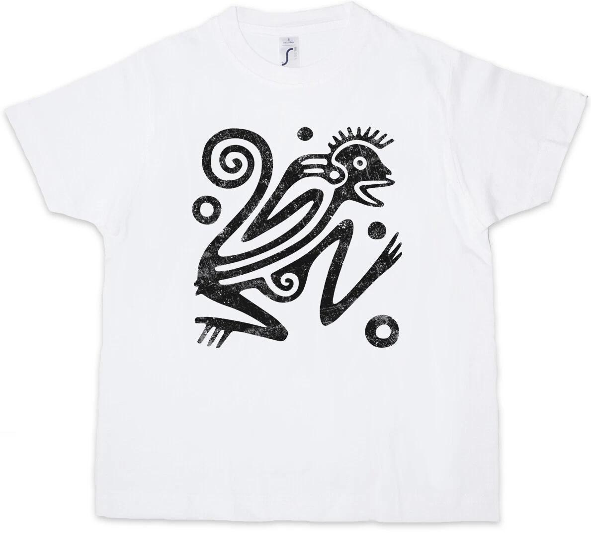 

AZTEC APE Kids Boys T-Shirt Indians Civilization Monkey Religion Aztec Sign- 160