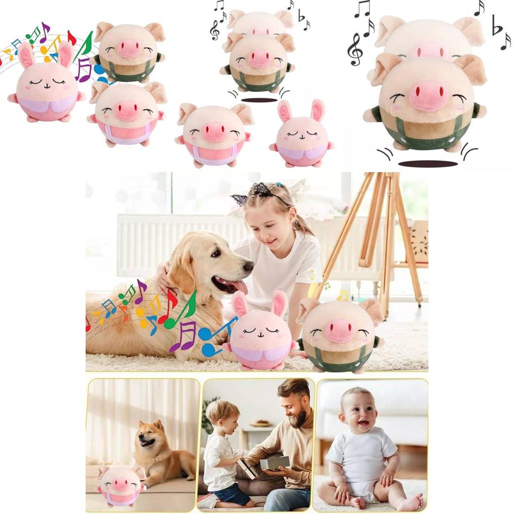 Adorable Electric Plush Pig Toy With Usb Charging For Kids Featuring Music And Dancing