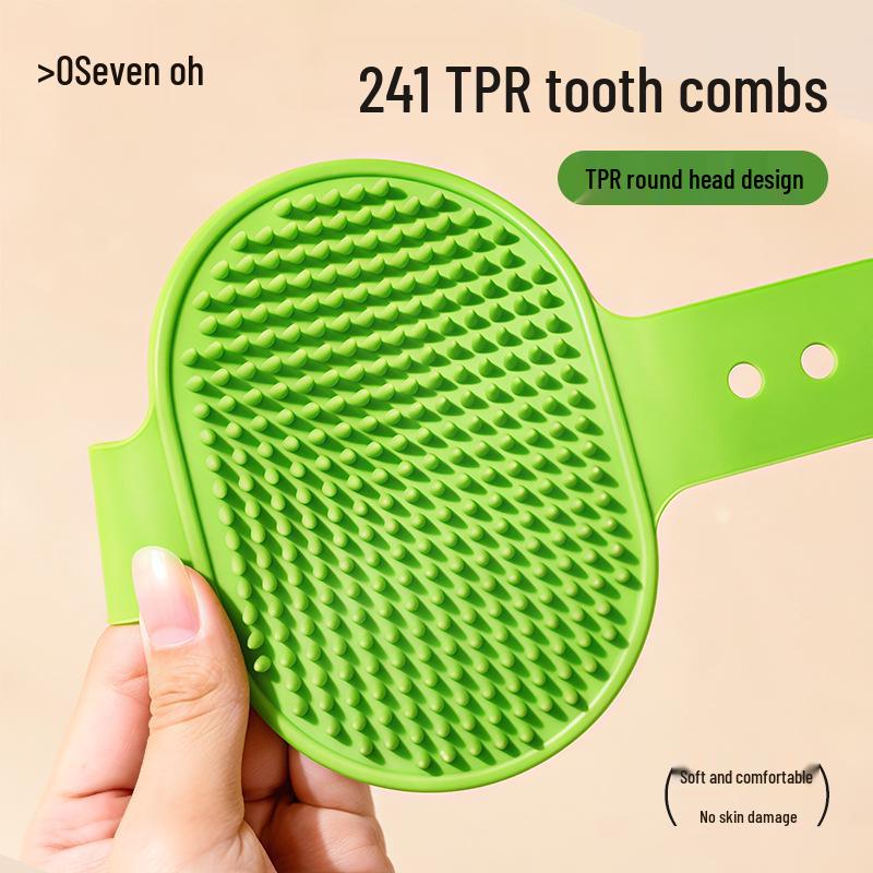 Silicone Cat Scratcher & Massage Comb for Table Leg - Self-Play Hair Rubbing Toy To Relieve Boredom