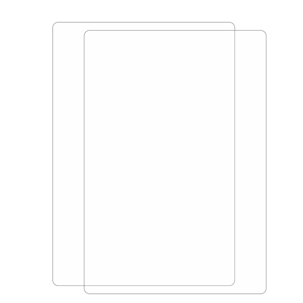 2 Pcs Tablet Screen Protector 2.5D Arc Edge Seamless Fitting Sensitive 10.2 Inch Tempered Glass Film for IOS Pad 7 8 9