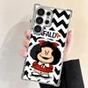 Mafalda Cartoon Cute Plating Phone Case For Samsung Galaxy S24 S25 FE S26 Edge S23 Ultra S22 S21 Plus S20 Anti-Fall Airabag Cove