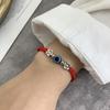 Turkish Lucky Blue Evil Eye Bracelets For Women Men Handmade Braided Red Black Blue Rope Demon Eye Bracelet Friendship Jewelry