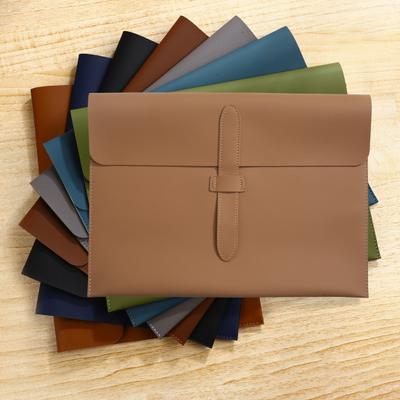 Faux Leather Document Bag Large Capacity Lightweight Waterproof Document Organizer Business Students Portable File Holder with Secure Closure