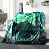 Custom Name Elegant Gothic Crest blanket for Couch & Bed, Plush Cozy Fuzzy Blanket Super Soft & Warm Blankets for Fall and Winter. 090874