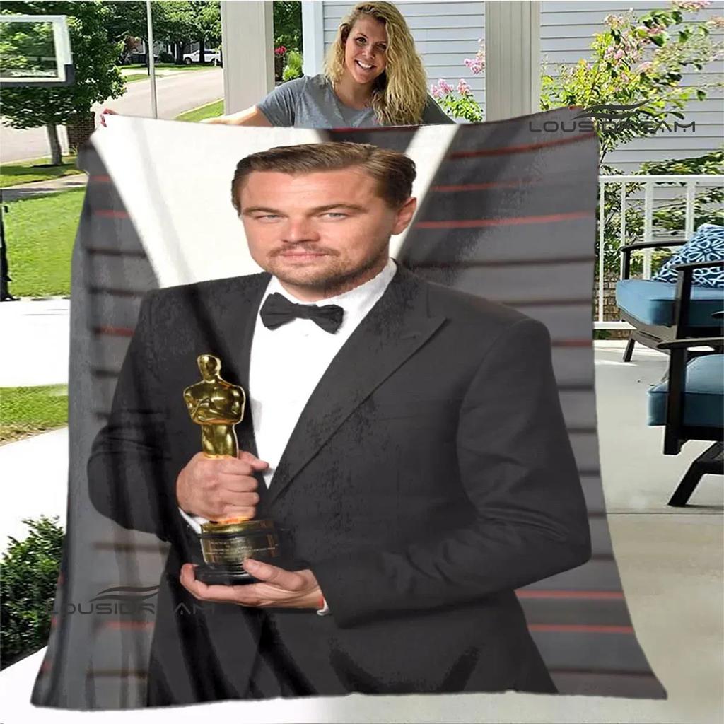 Coperta stampata Titanic Leonardo DiCaprio Coperta calda morbida e confortevole per casa viaggio letto coperta da picnic regalo di compleanno