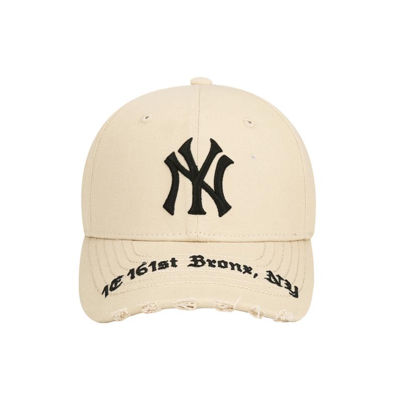 MLB Cotton Baseball Caps CPKP Unisex Black/Beige Fashion 32CPKP941