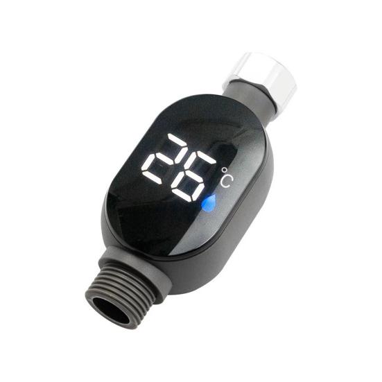 

Измеритель температуры душа Точный тестер мониторинга температуры воды со светодиодным дисплеем Гидроэнергетический Водонепроницаемый B