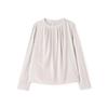 Natural Beauty Basic Tuck Design Blouse Women's Off-White