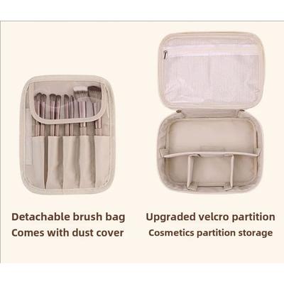 Yeni Kadın Kozmetik Çantası Taşınabilir Saklama Çantası Büyük Kapasiteli Lüks Makyaj Çantası Seyahat Düzenleyici Temel Tuvalet Çantaları