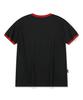 CPGN STUDIO Stamp Club Ringer Short Sleeve T-Shirt Black