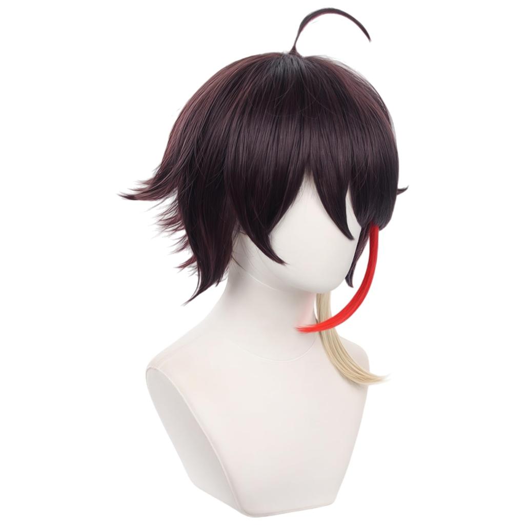 Sizuuenn VTuber Akina Saegusa Cosplay Wig with Perfect for School Cultural and Photo Shoots Wig, Heat-Resistant, Net, Events, Festivals, Festivals,
